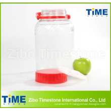 Hot Sale Glass Jar avec couvercle en plastique